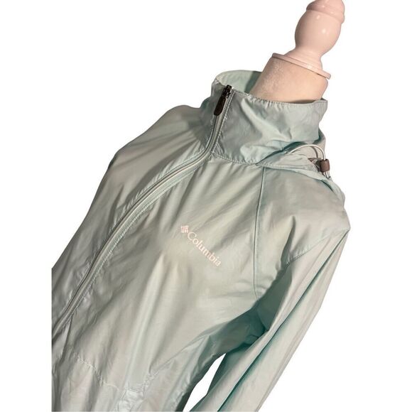 Columbia lightweight light teal performance jacket - M - Picture 2 of 8